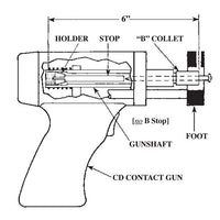 CD Welding Gun Shaft Internal Stops & Holder
