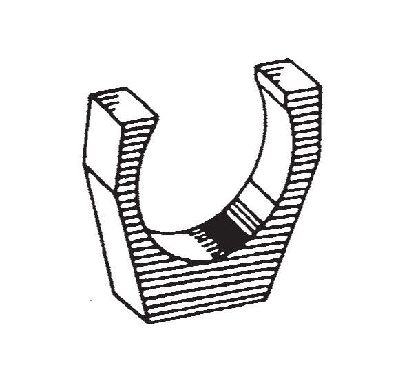 Weld Thru Deck Ferrule Grip Extension Foot (7/8 in Stud Diameter, 1.240 in Grip Diameter) - Image 1