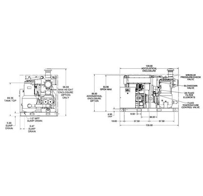 Sullivan-Palatek® SP32 Series Industrial Air Compressor - 1650 ft³/min @ 100 psi - Image 2