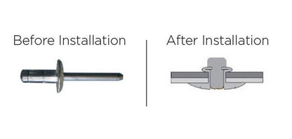 Super Orlockâ¢ 22.5mm Steel X-Large Head Rivet - Image 2