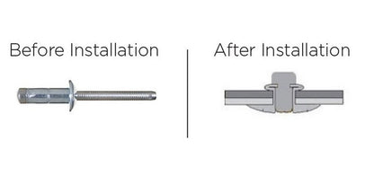 Super Orlock 18.5mm Steel/Stainless Steel Rivet - Image 2
