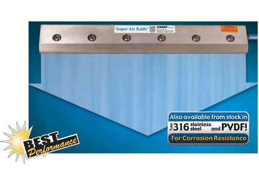 EXAIR 42" Stainless Steel Super Air Knife - Image 1