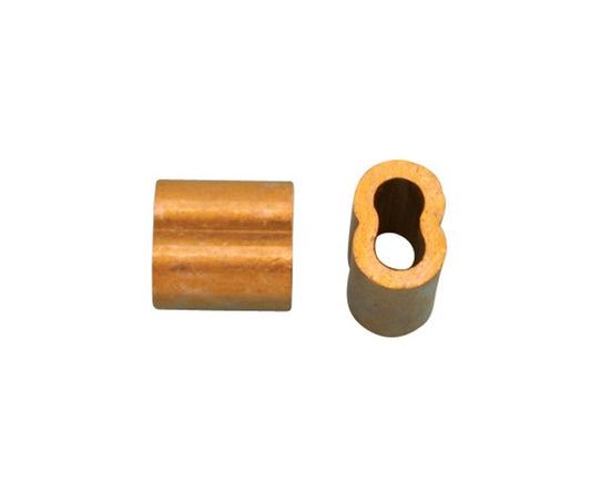 Precision Copper Swage Sleeve for Wire Rope Assemblies - Image 1