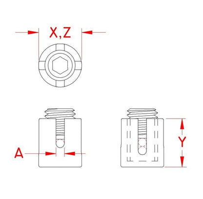 Heavy-Duty Stainless Steel Cross Wire Clamp - Image 2