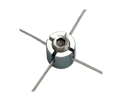 Heavy-Duty Stainless Steel Cross Wire Clamp - Image 1