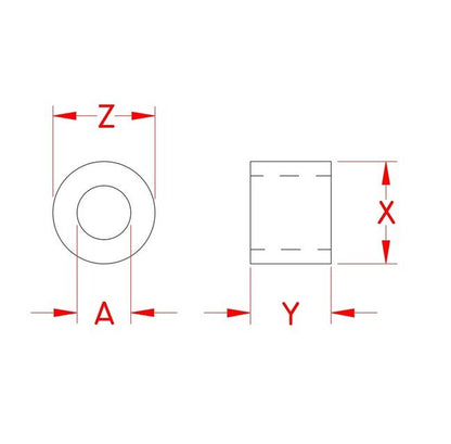 Suncor Copper Stop Sleeve for Wire Rope Assembly - Image 2