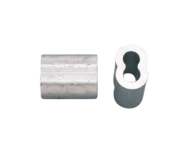 Suncor Aluminum Swage Sleeve for Wire Ropes 1/16"-1/2" - Image 1
