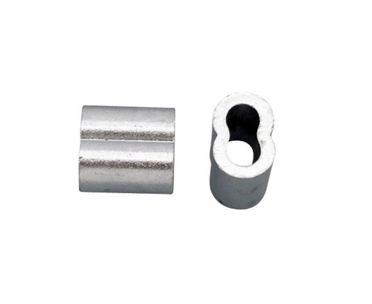 Suncor Zinc Plated Copper Swage Sleeve for Wire Rope Assembly - Image 1