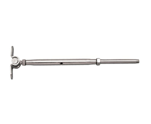 316 Stainless Steel Closed Body Wall Mount Swage Turnbuckle - Image 1
