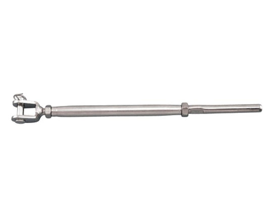 316 Stainless Steel Closed Body Jaw and Swage Stud Turnbuckle - Marine Grade - Image 1