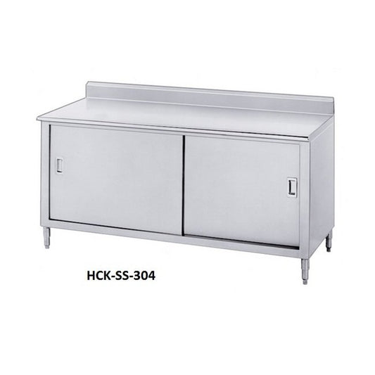 72-Inch Enclosed Base Worktable with Sliding Doors - Image 1