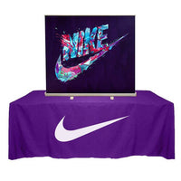 Megastore 37 Inch Table Top Retractable Roll Up Banner Stand with Vinyl Print