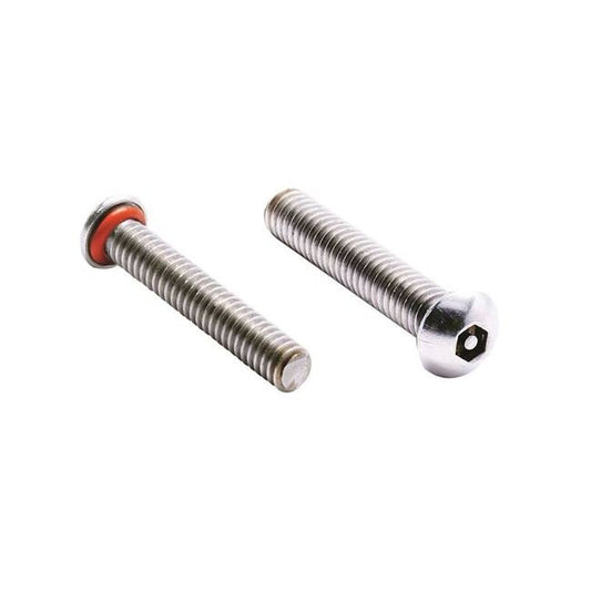 Tamperproof Seal Screw 5/16-18 x 1 Stainless Steel w/ Silicone Seal O-Ring - Image 1