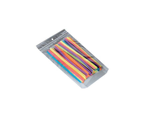 Tamper-Evident 3x5 Bottom-Loading Poly Zip Bags - Image 1