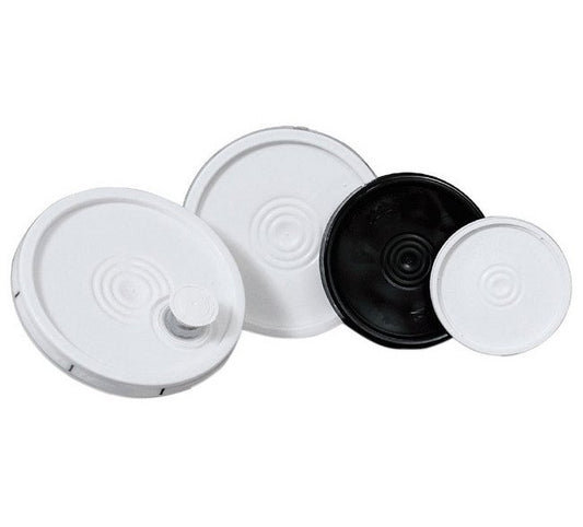 Black Tamper-Evident Tear-Tab Lid for 2 Gallon Pail - Image 1