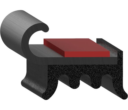 Uni-Grip 0.855in x 0.545in Tape Seal with 3M Heat-Activated Tape - Image 1
