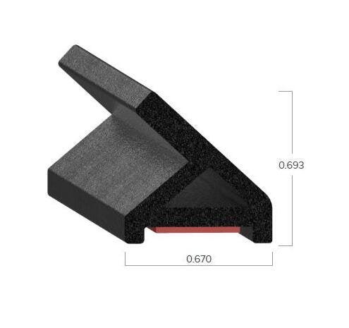 Uni-Grip Sponge Rubber Tape Seal - Image 2