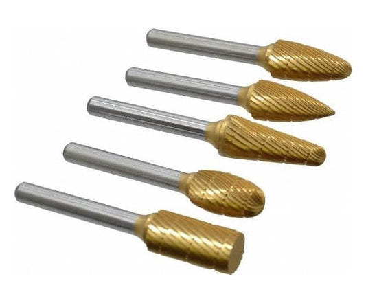 USA-Made 5-Piece 1/2 in Shank Tungsten Carbide Tap, Die, and Drill Set - Image 1