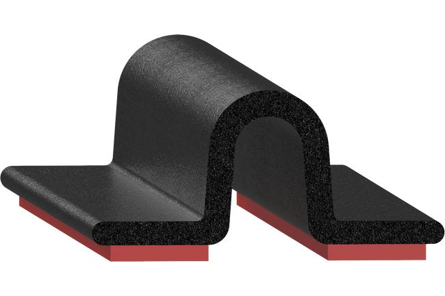 Uni-Grip 1.350" x 0.590" Sponge Tape Seal - 3M Heat-Activated Tape - Image 1