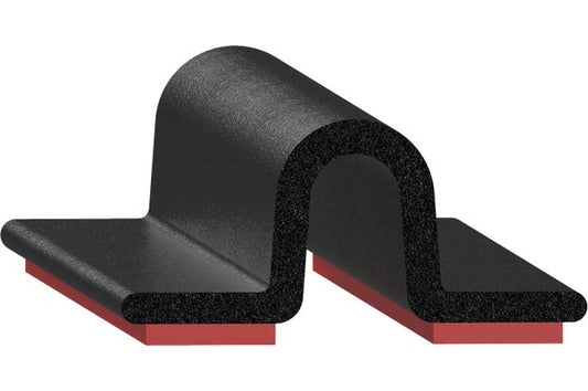 Uni-Grip 1.350" x 0.590" Sponge Tape Seal - 3M Heat-Activated Tape - Image 1