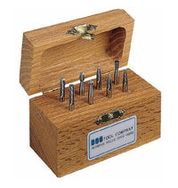 SGSPRO 8-Piece Tungsten Carbide Tap, Die & Drill Set, 3/16-Inch Shank