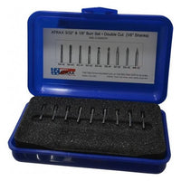 Atrax 9 Piece Tungsten Carbide Tap, Die, and Drill Set