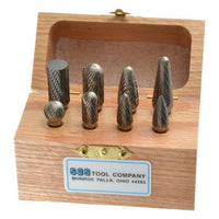 SGSPRO 8-Piece 1/4 Inch Tungsten Carbide Tap, Die, and Drill Set