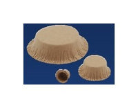 Eco-Friendly Tan Paper Tapered Plug for 3 in Female NPT Threads