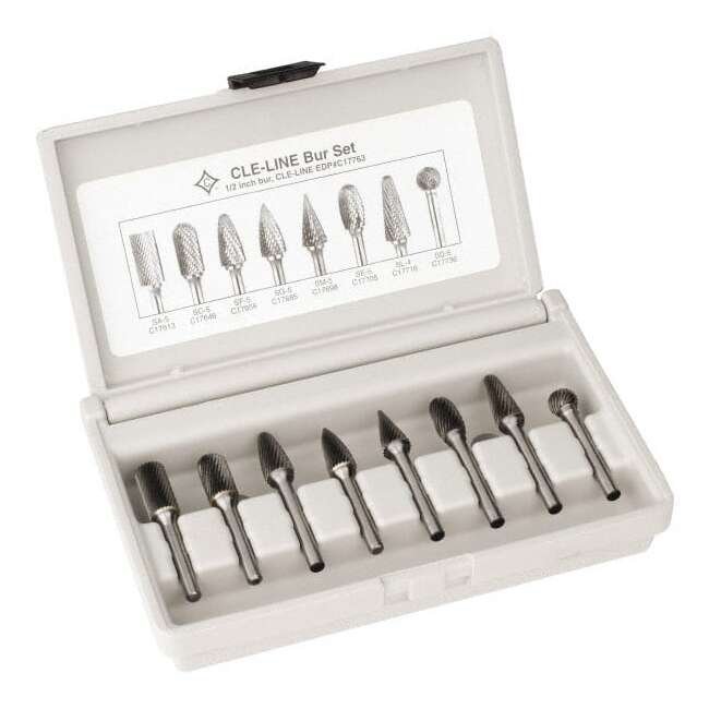 Cle-Line 8-Piece Solid Carbide Tap, Die, and Drill Set - Image 1