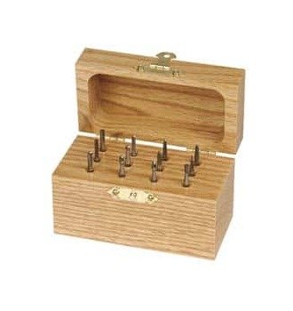 SGSPRO 12-Piece Tungsten Carbide Burr Set - 1/8 Inch Shank - Image 1