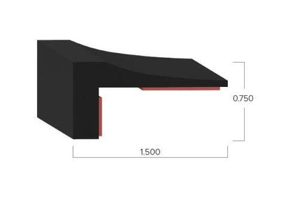Uni-Grip 1.5" x 0.75" Neoprene Tape Seal - Image 2