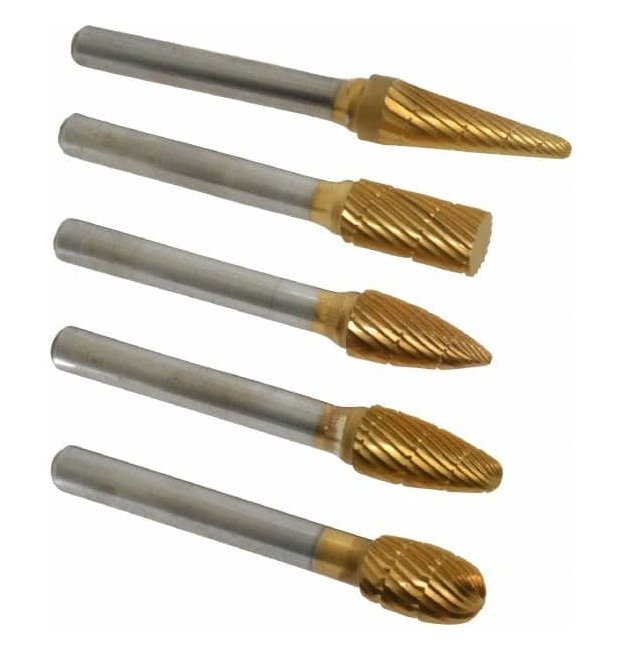 USA-Made 5pc 3/8" Tungsten Carbide Tap, Die & Drill Set - Image 1