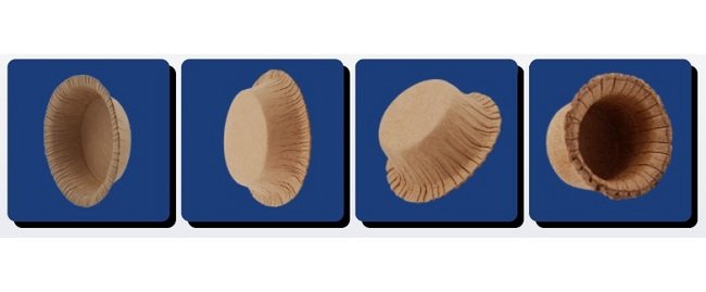 Eco-Friendly Tan Paper Tapered Plug - 1/4 in - Image 3