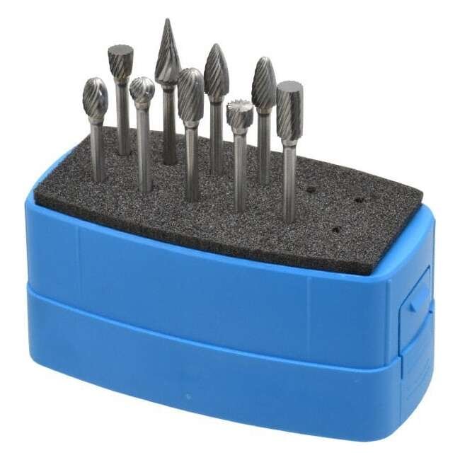 USA-Made 9 Piece Tap, Die, and Drill Set - Image 1