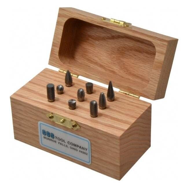 SGSPRO 9-Piece Tungsten Carbide Tap, Die, and Drill Set - Image 1