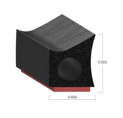 Uni-Grip 0.490" x 0.560" Heat-Activated Tape Seal - Image 2
