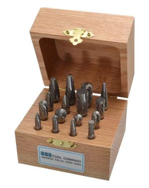 SGSPRO 16 Piece 1/4 Inch Tungsten Carbide Tap, Die, and Drill Set - Image 1