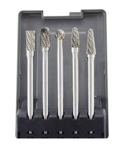 Astro 5 Piece Long Double Cut Carbide Burr Set 4.5 Inch - Image 2