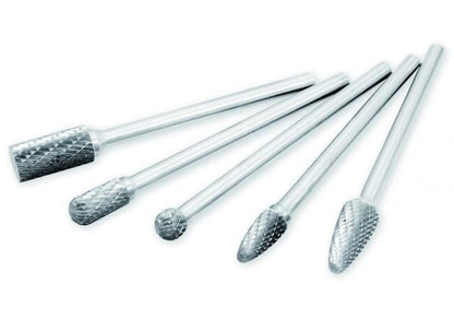 Astro 5 Piece Long Double Cut Carbide Burr Set 4.5 Inch - Image 3