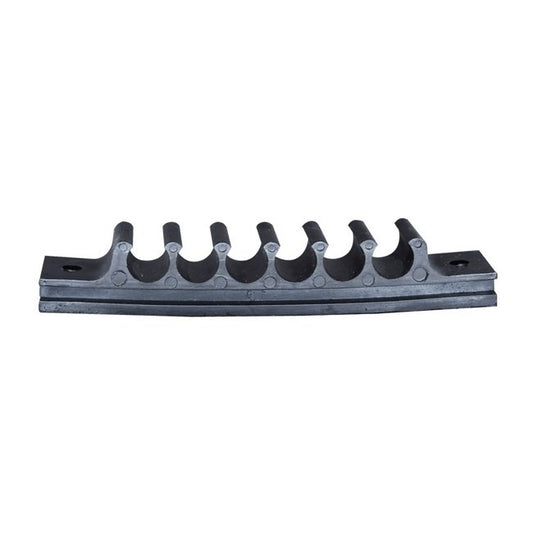 TCC Series 3/8 Inch (in) Tube Outer Diameter (OD) and 10 Channels Plastic Tube Clip - Image 1