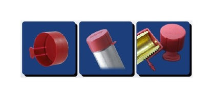Straight Thread Tear Tab Plastic Cap for 9/16-20 Threads - Image 4