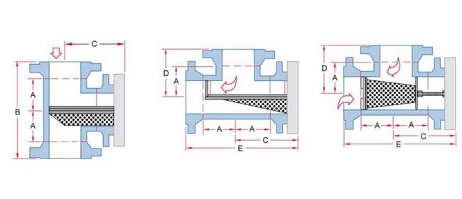 Sure Flow 2.5" Fabricated Tee Strainer - Image 2