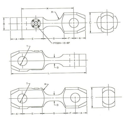 Force Sensing Tension Link Pivot Ends - TLLR/TLLF Series - Image 3
