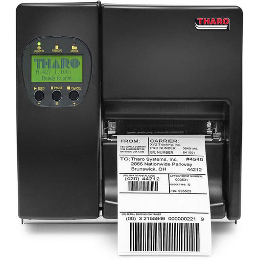 THARO H-400 Series Direct Thermal/Thermal Transfer Printer - High Print Length Range - Image 1