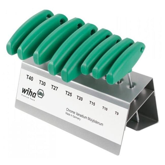 Wiha Torx T-Handle Set with Metal Stand - 8 Piece - Image 1