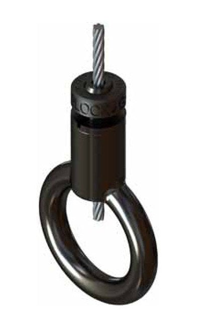 Griplock® Ring Gripper with Safety Nut Type 30 - Black Zinc Plated - Image 1