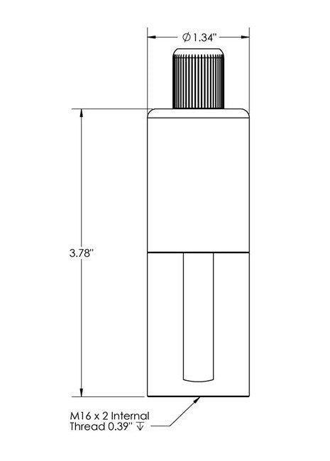 Griplock® Internal Thread Side Exit Gripper - M16 x 2 - Image 2