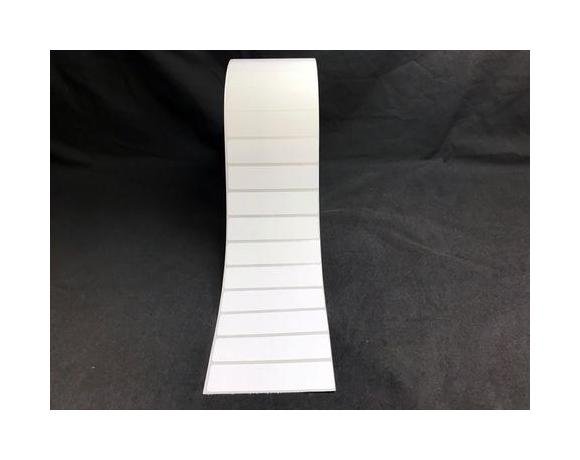 3.75 x 0.9375 Inch Size and 3 Inch Core Size Perforated-Thermal Transfer Polyester Label - Image 1