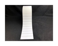 3.75 x 0.9375 Inch Size and 3 Inch Core Size Perforated-Thermal Transfer Polyester Label
