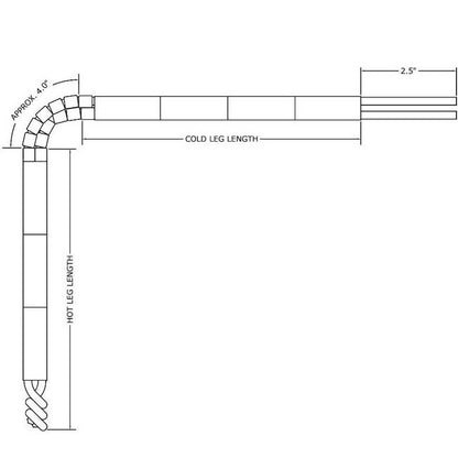 Industrial Angle Base Metal Thermocouple Elements - Image 2